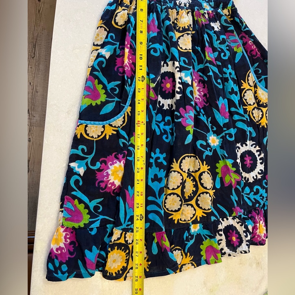 Silly Yeti 100% Cotton Strapless Cover Up – Boho Print - Picture 3 of 4